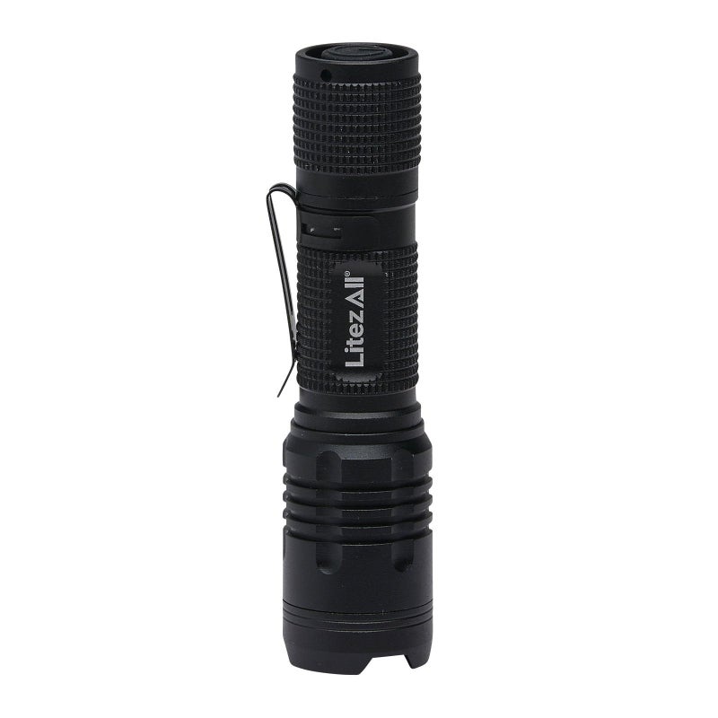 LitezAll 400 Lumen Tactical Flashlight, Compact LED Flashlight with Pocket Clip, Aerospace Aluminum Body, IPX2 Weather Resistant, Everyday Carry Flashlight for Outdoor, Work, and Emergency Use - Image 4